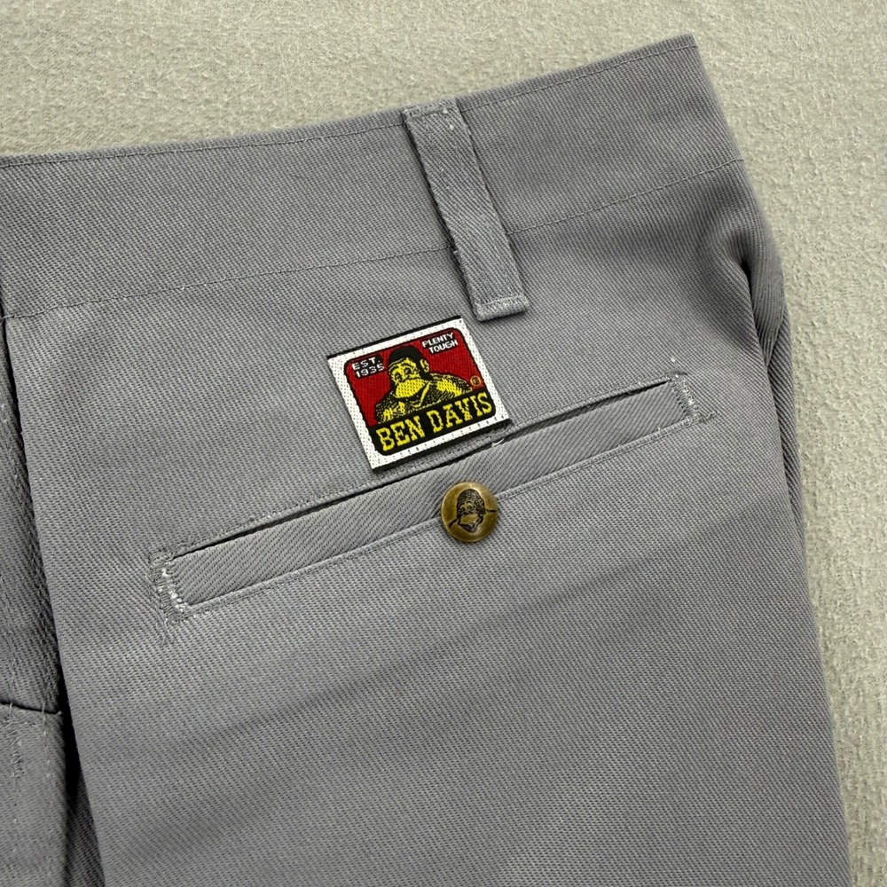 Ben Davis Work Chino Flat Front Utility Durable Pants Trousers Men Size 34 - Picture 5 of 10